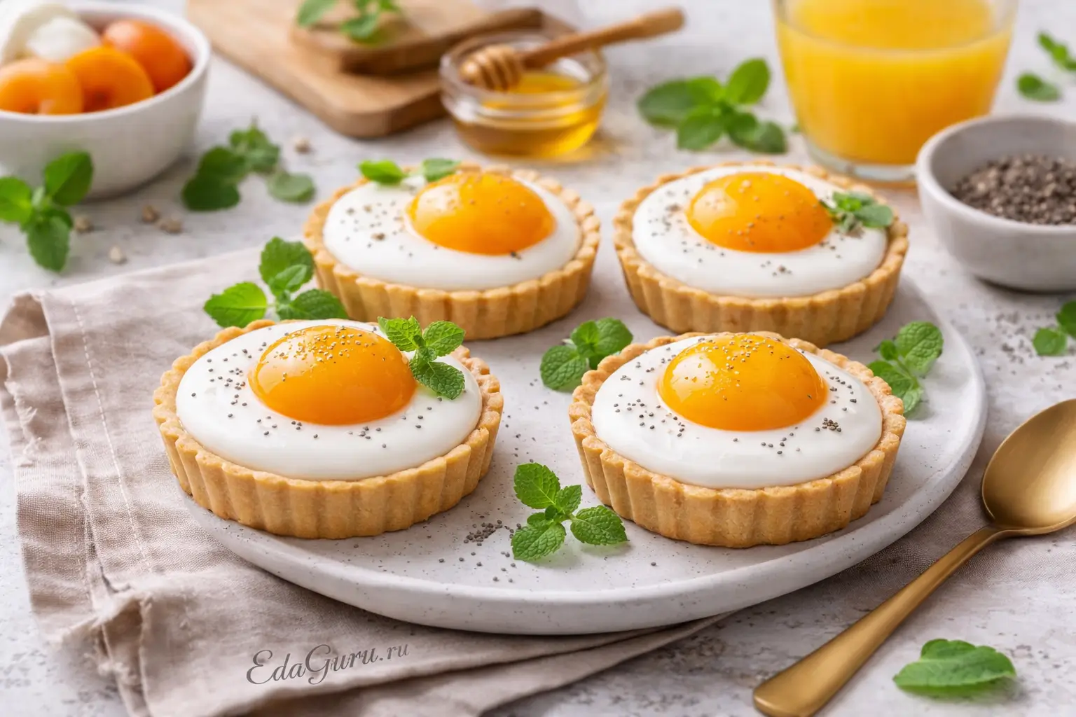 Десерт «Яичница»