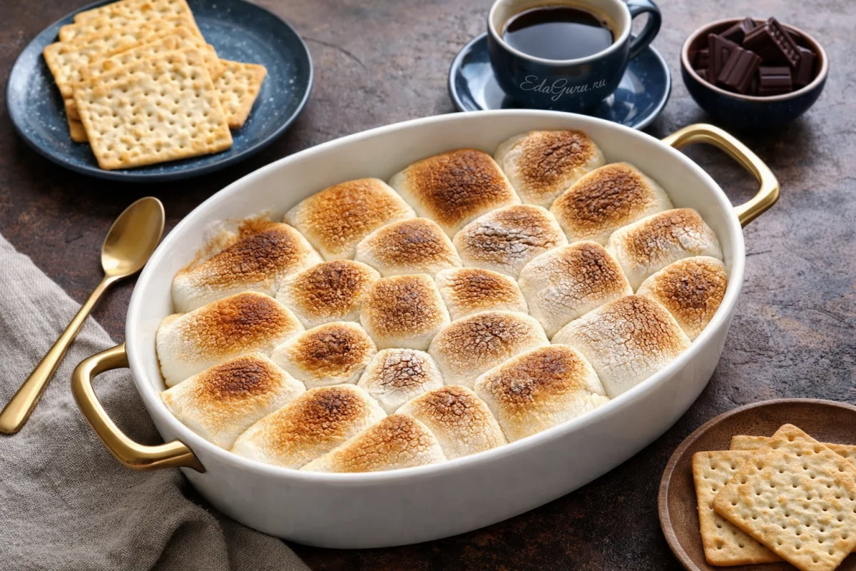 Десерт с маршмеллоу