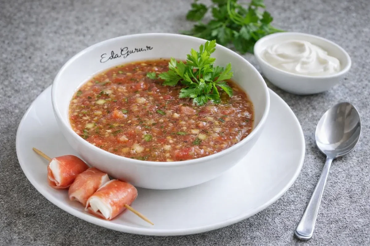 Гаспачо с арбузом