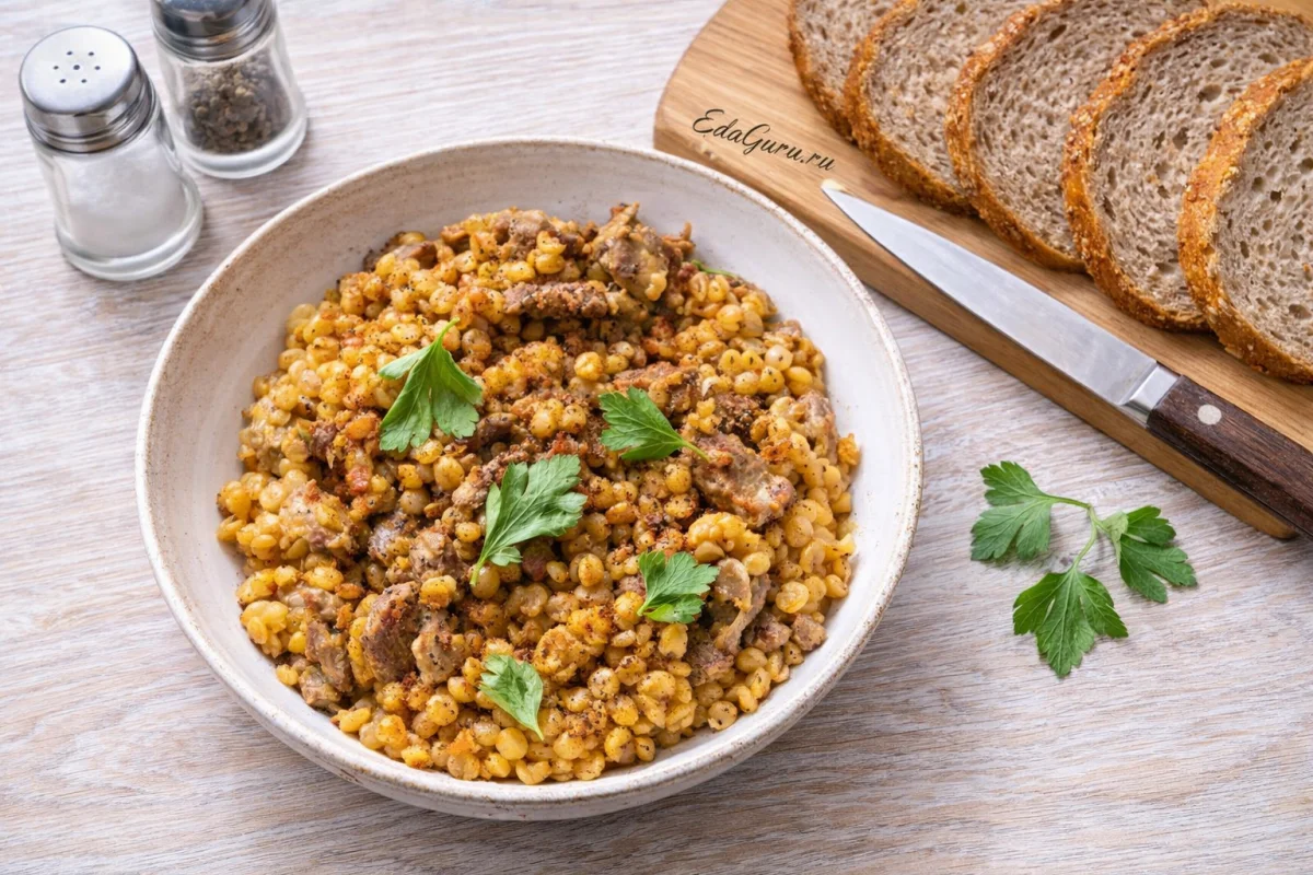 Гороховая каша со свининой