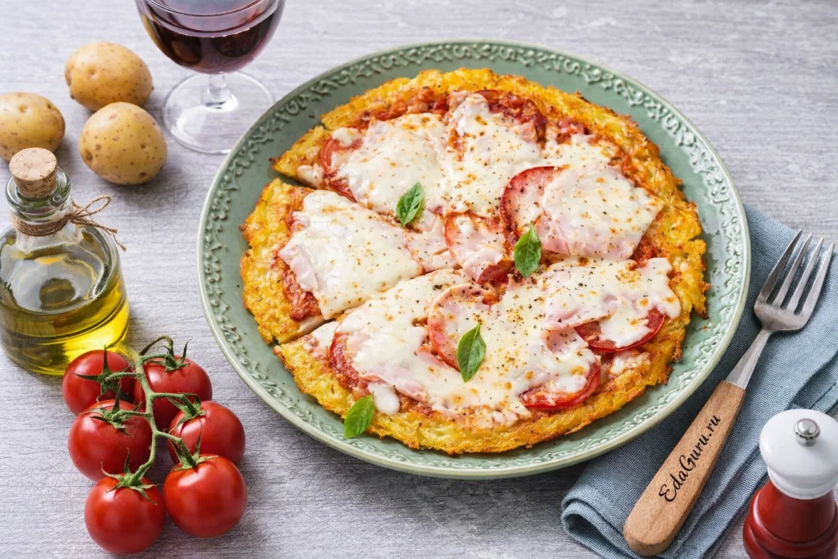 Пицца на картофельном тесте