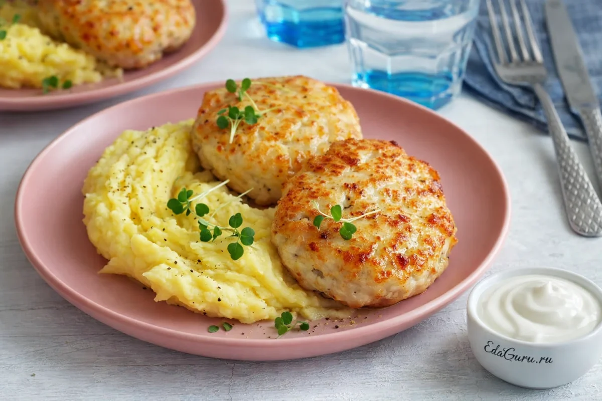 Рубленые котлеты из куриной грудки
