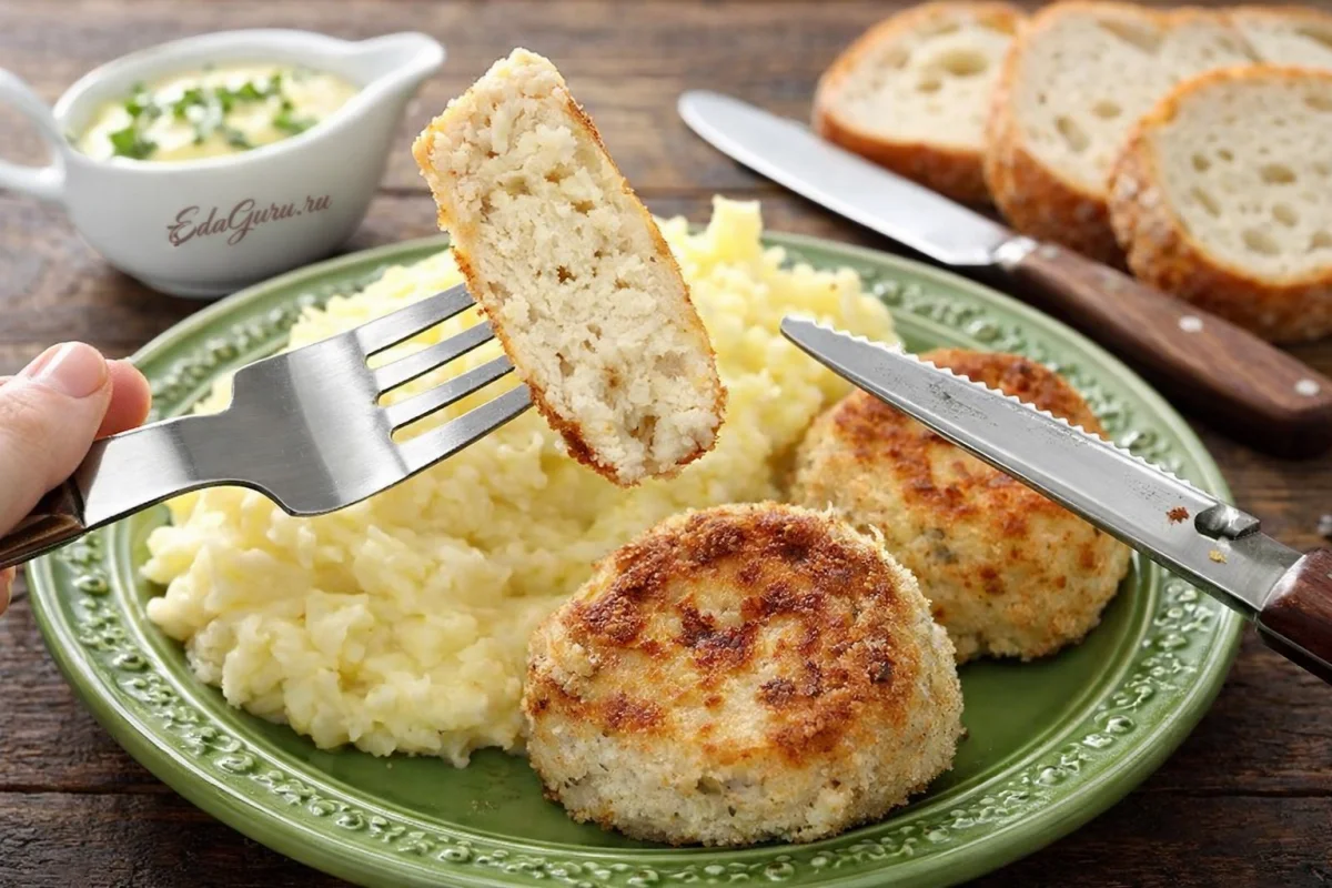 Котлеты из белой рыбы