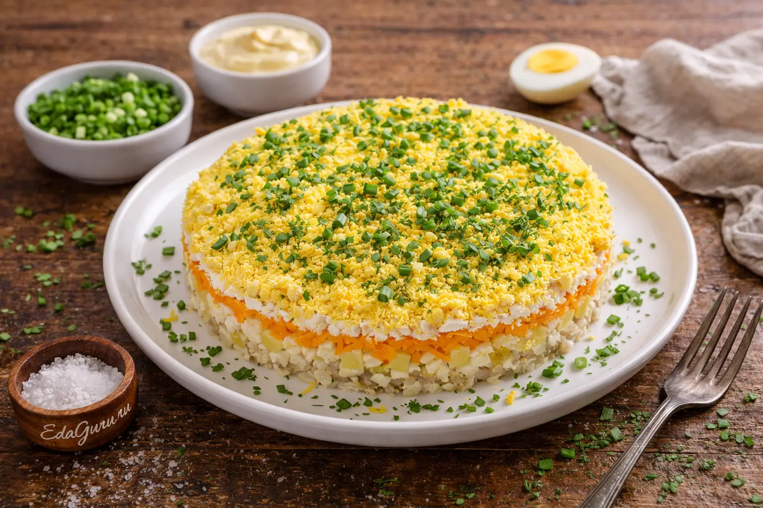 Салат Мимоза классический