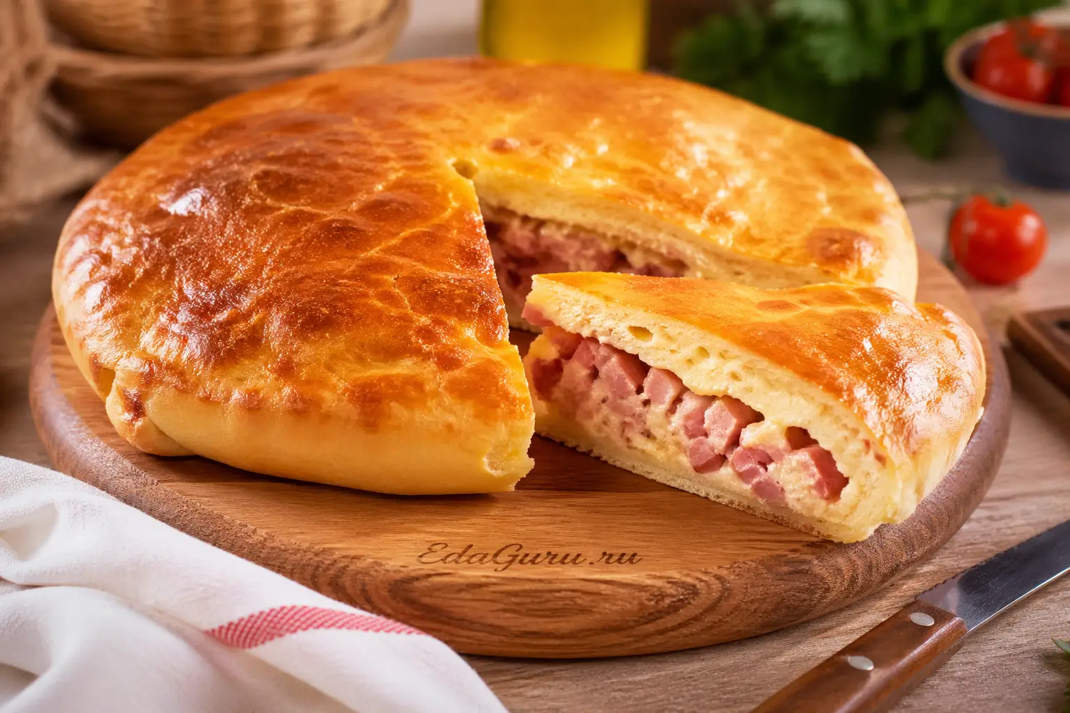 Колбасный пирог