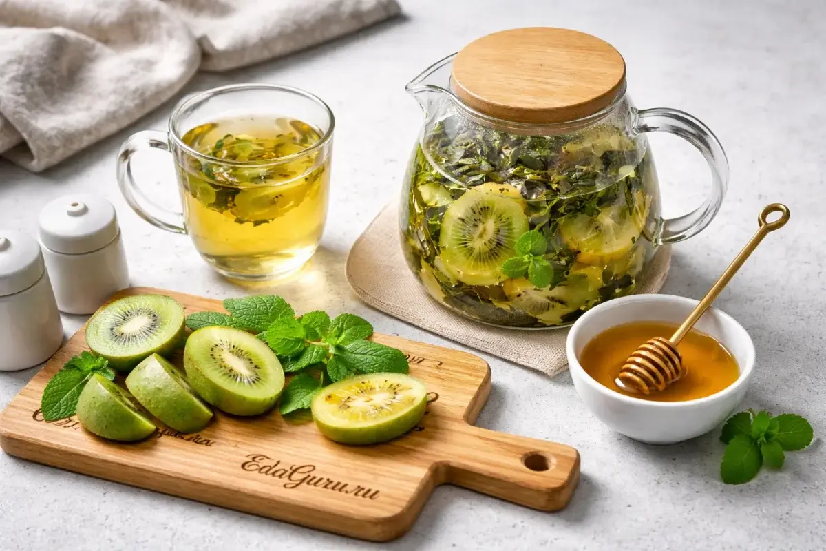 Чай с киви и фейхоа