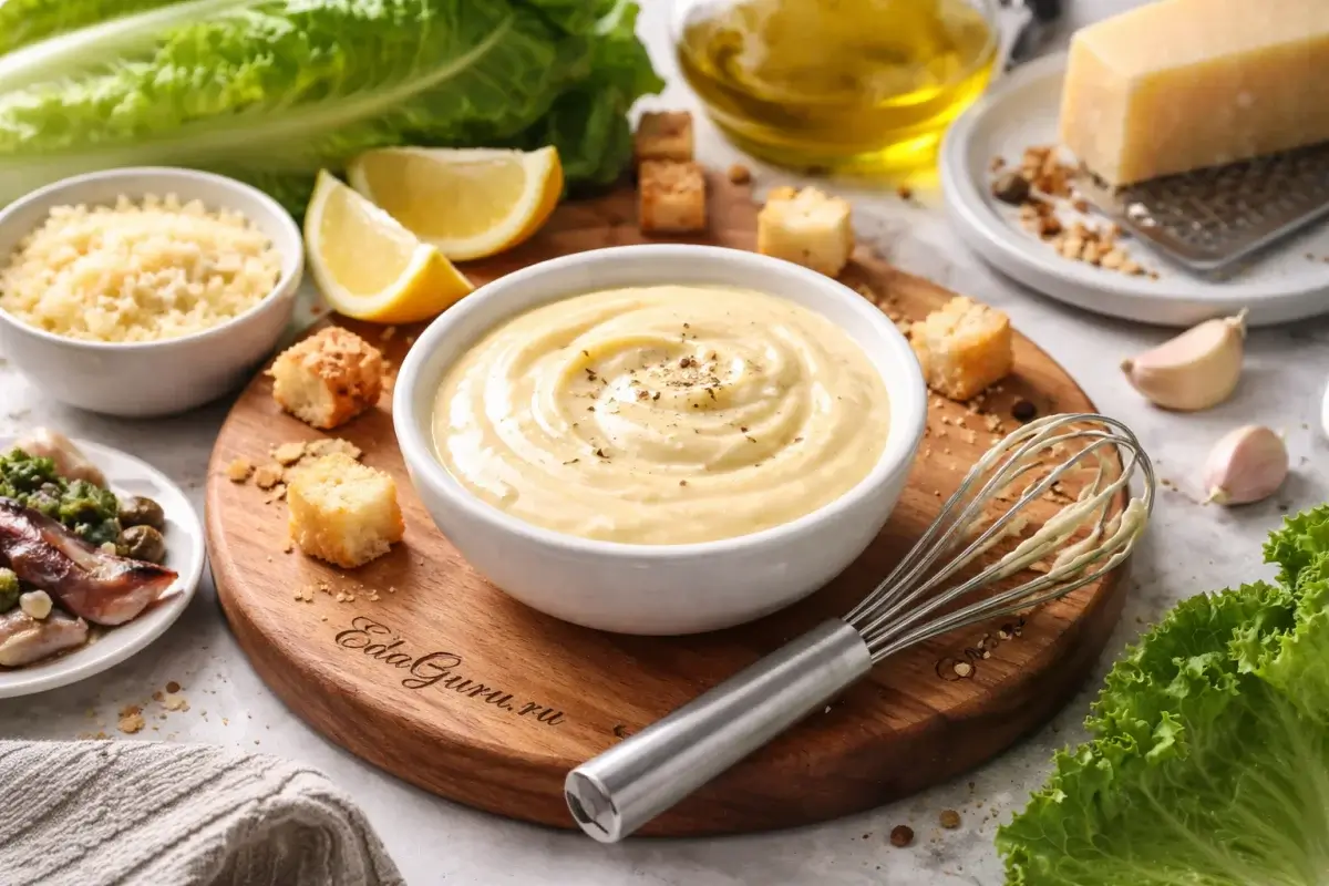 Классический соус для  салата «Цезарь»