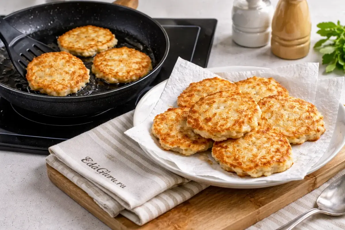 Луковые оладьи