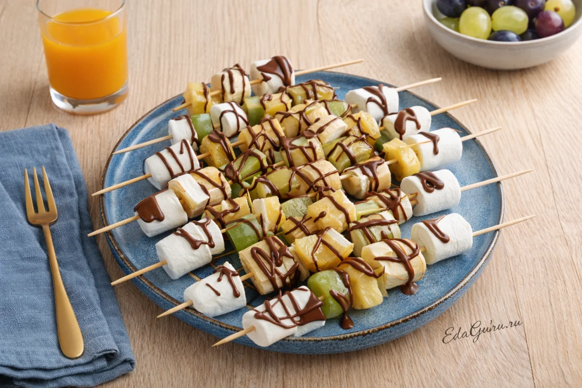 Фруктовые шашлычки
