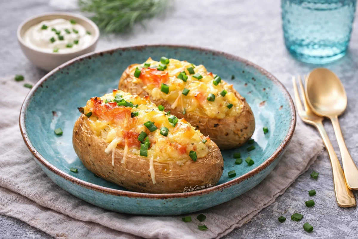 Картофельное суфле с сыром