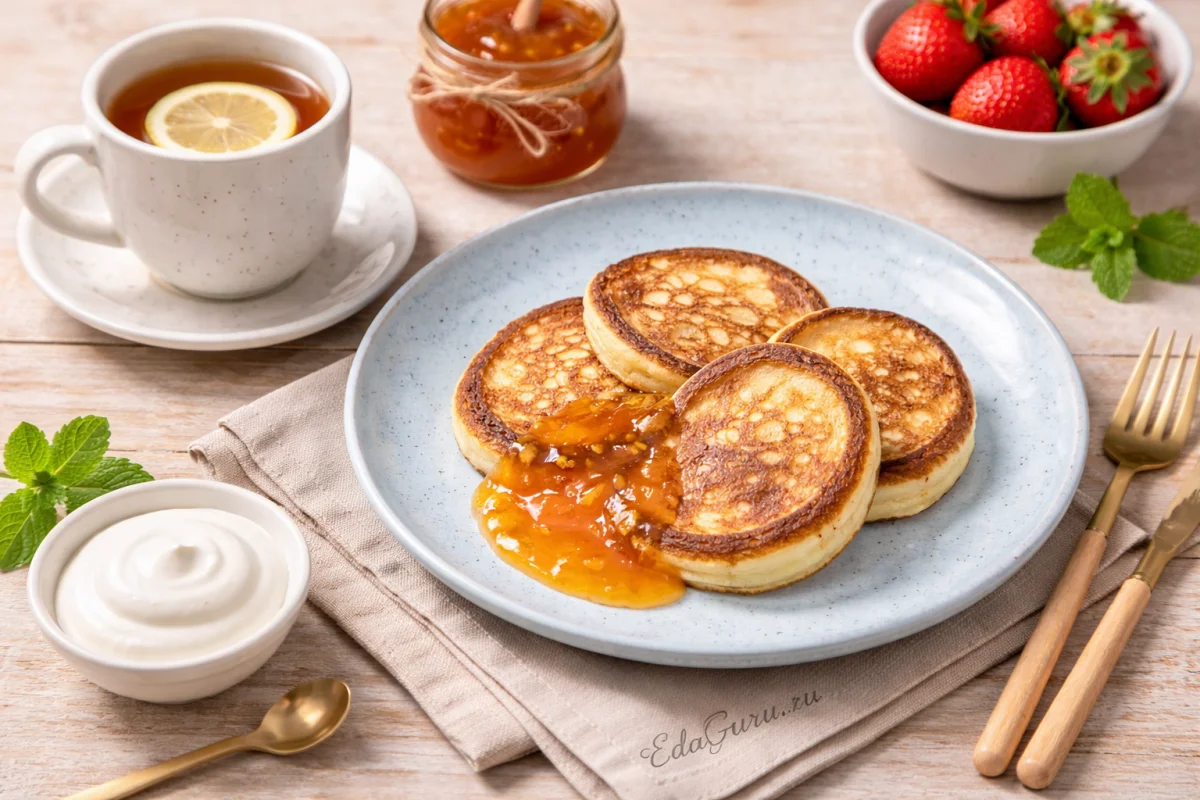 Оладьи из творога