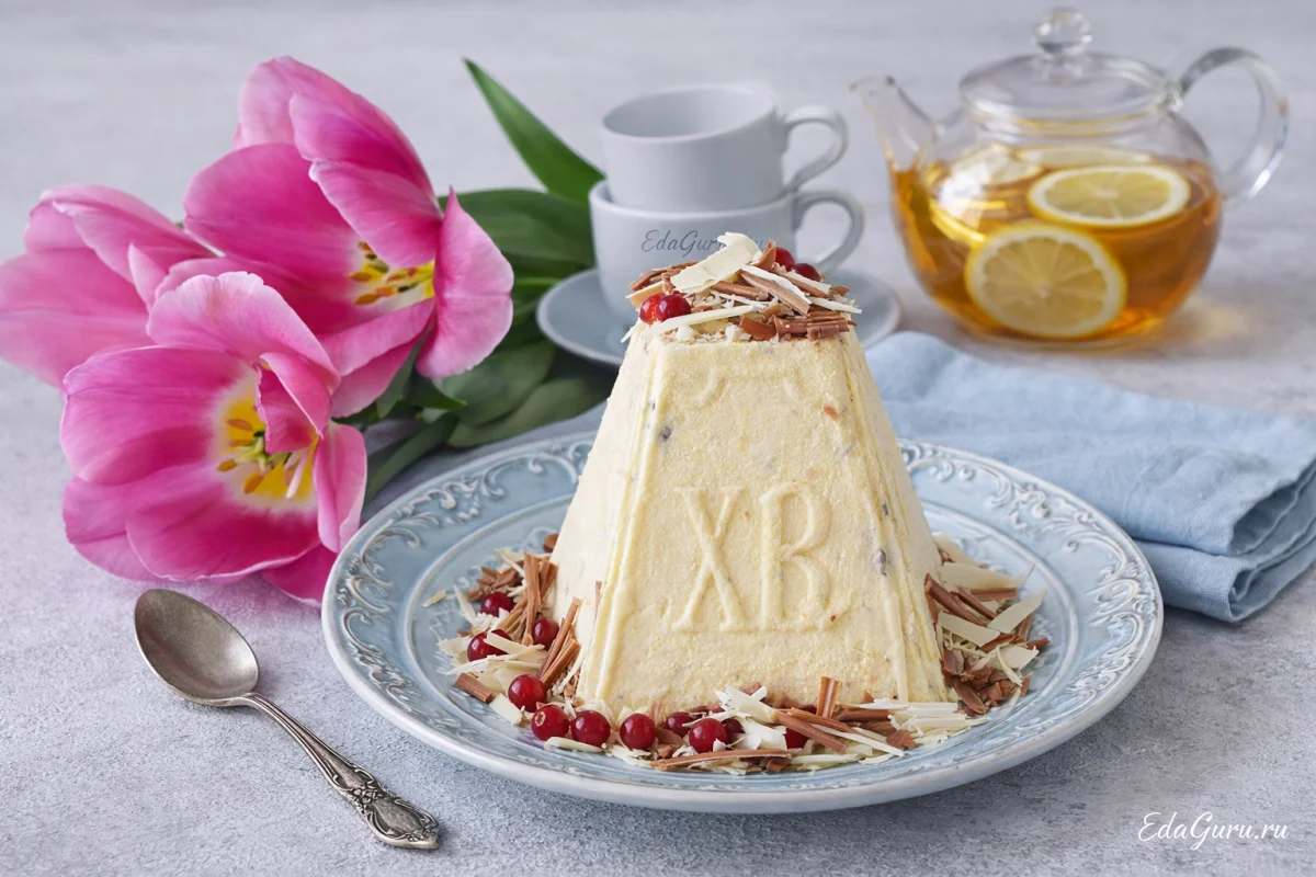 Пасха с белым шоколадом