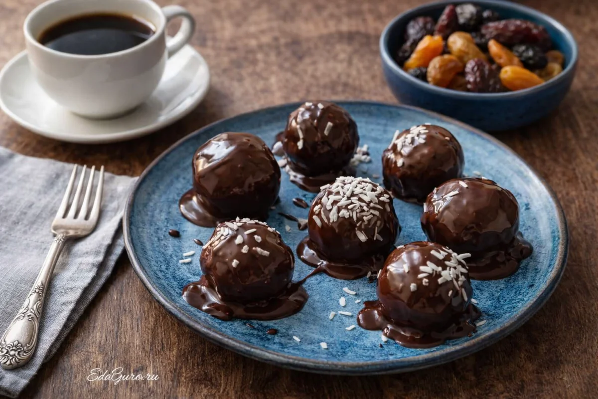 Шоколадные конфеты сухофруктами