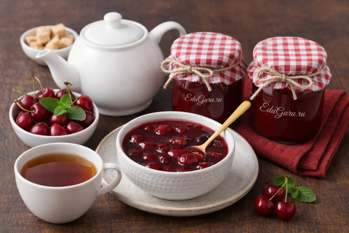 Вишневое желе на зиму