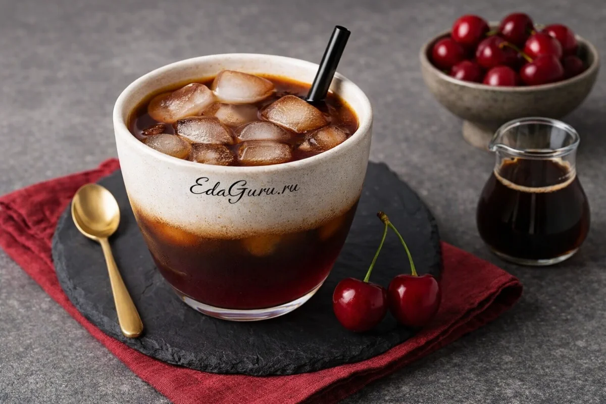 Вишневый бамбл-кофе