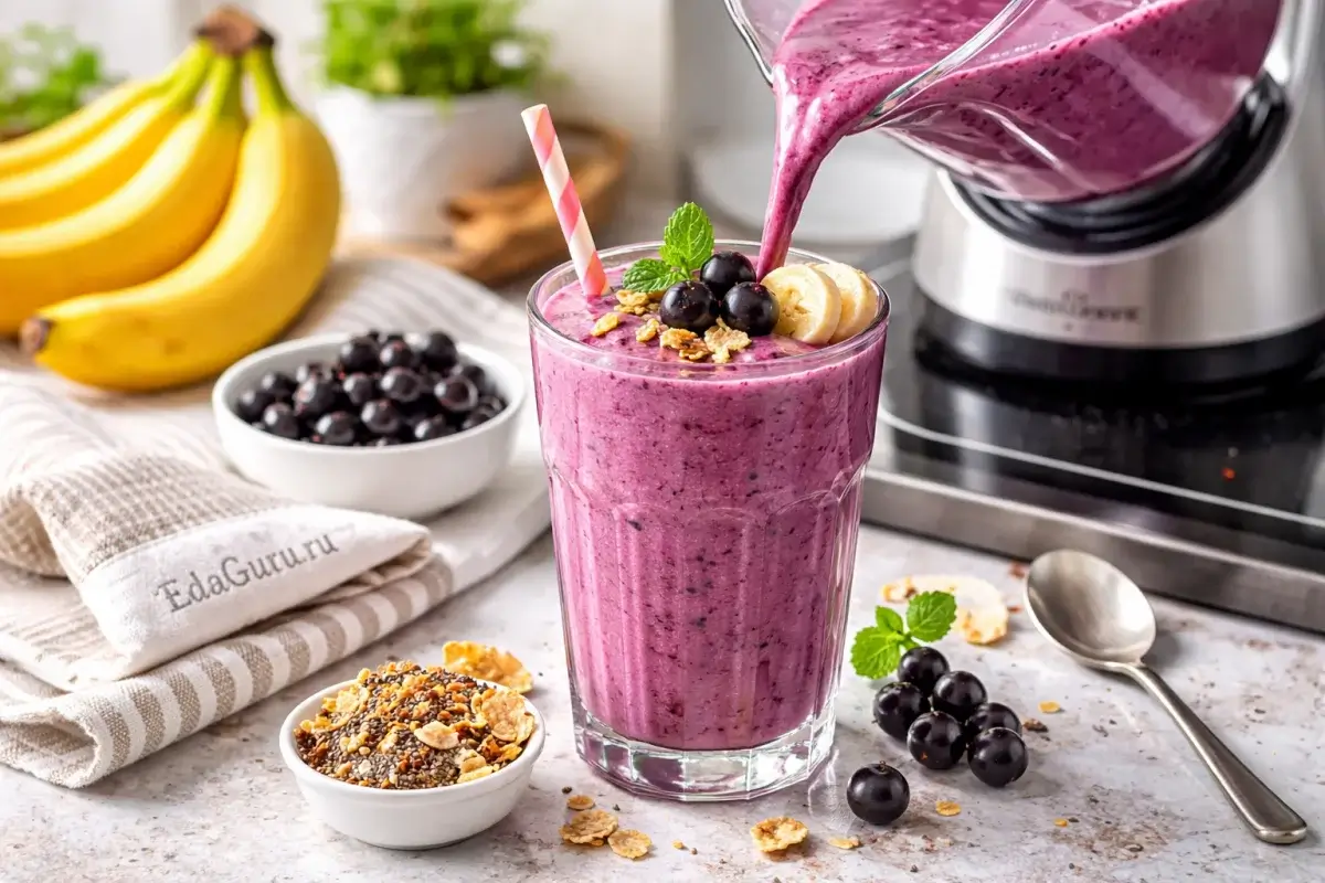 Смузи из черной смородины