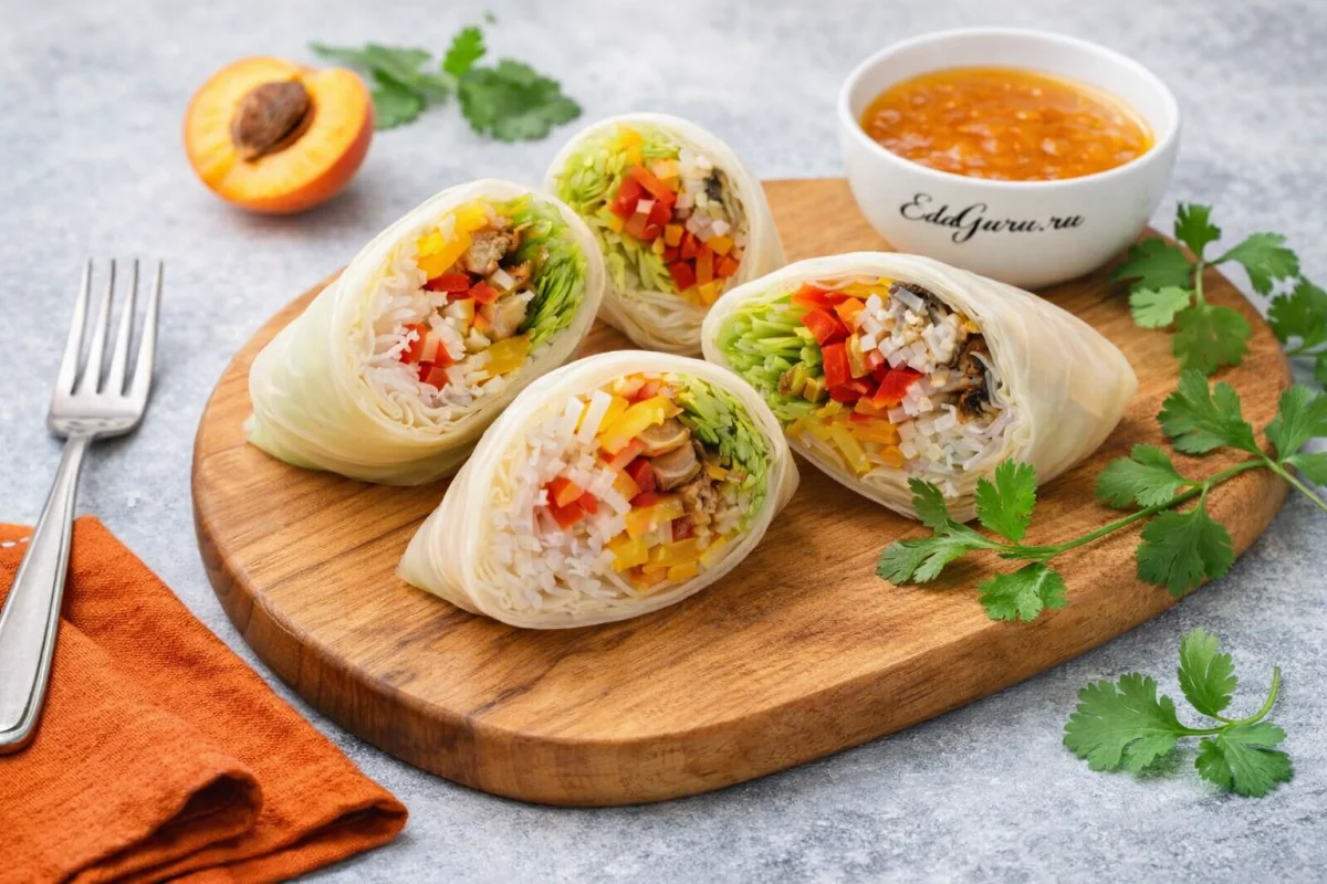 Спринг-роллы с овощами