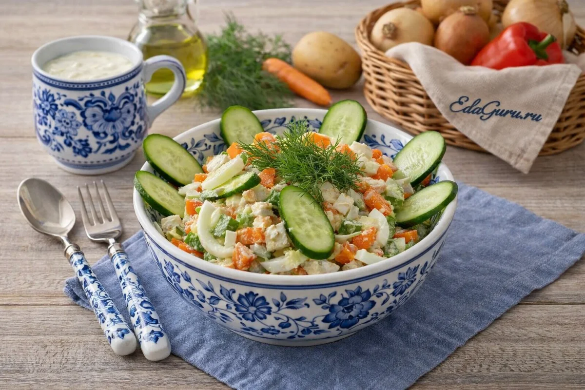 Зимний салат