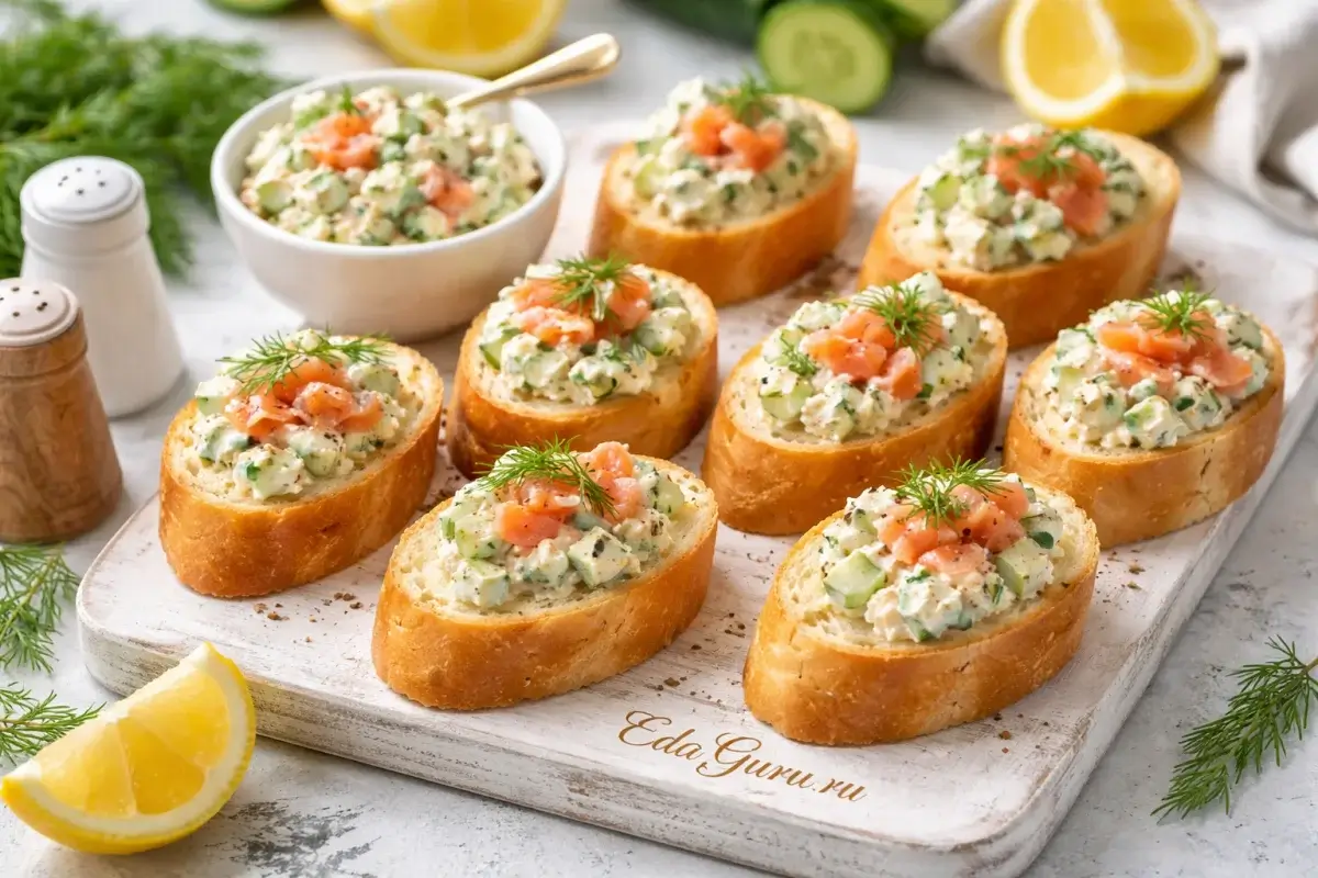 Лёгкие брускетты