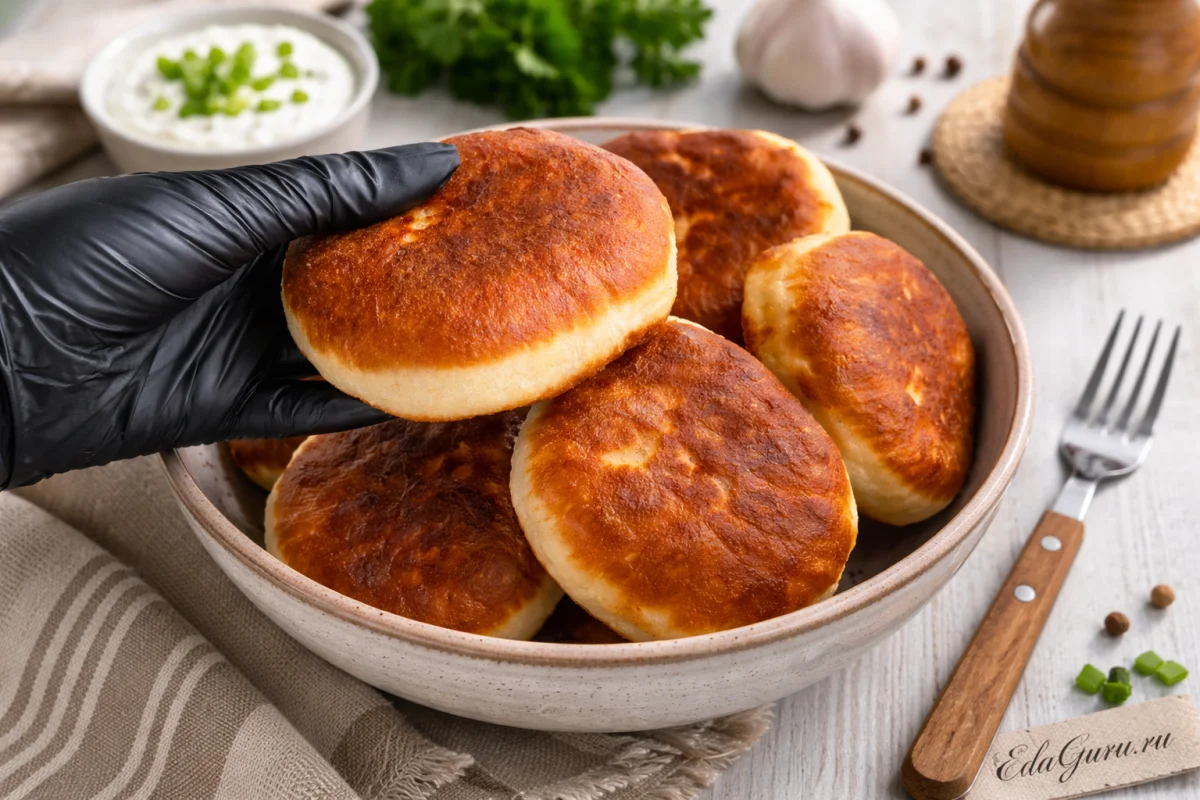 Сочные беляши со свининой
