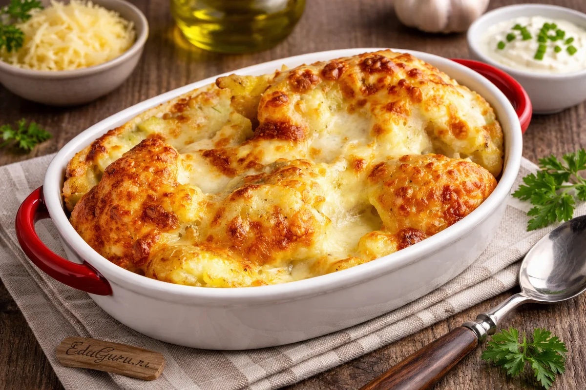 Запеченный картофель с сулугуни