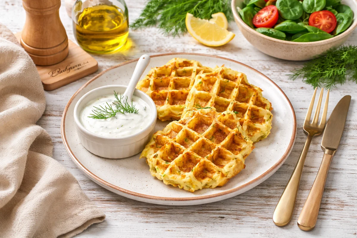 Вафли из кабачка