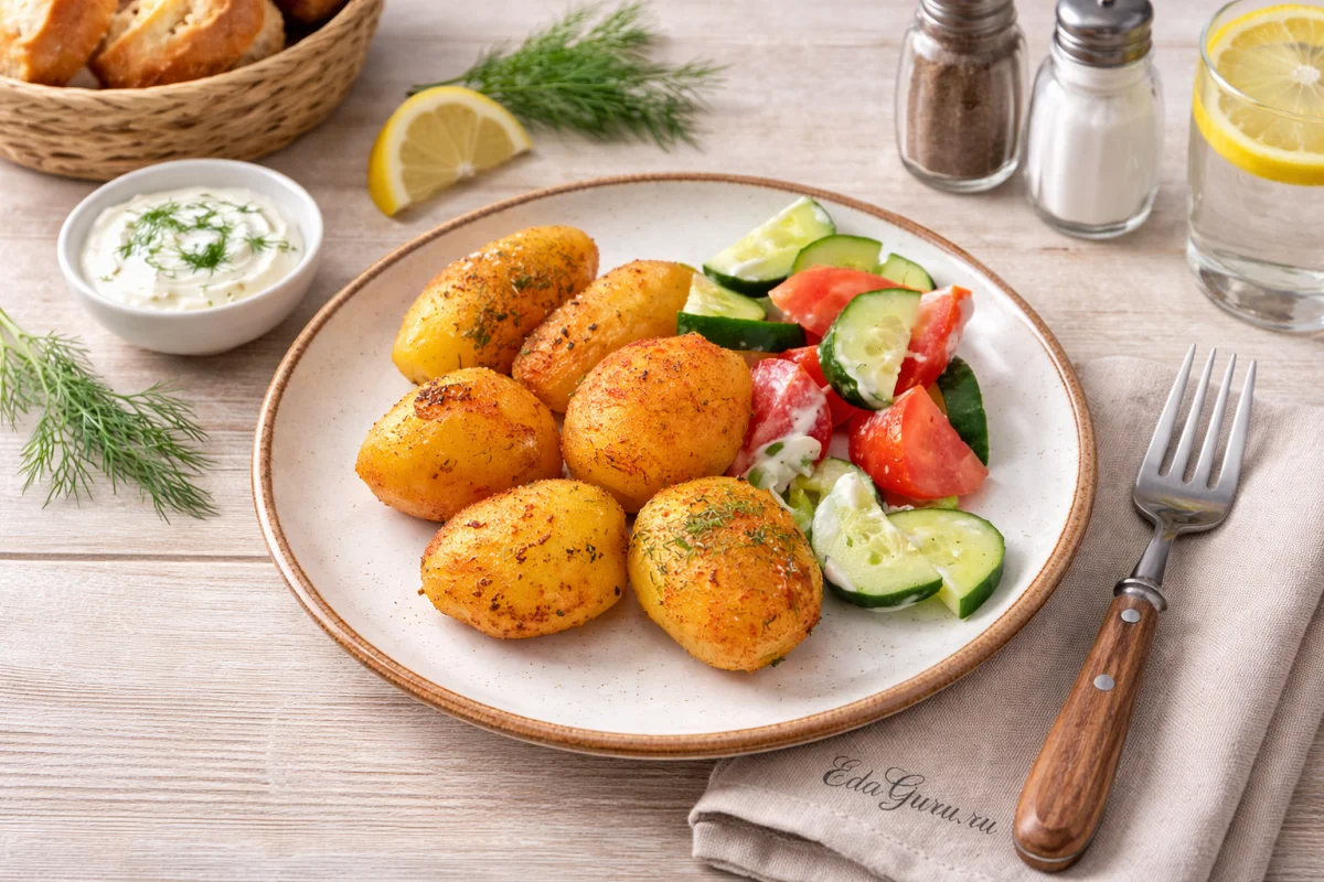 Золотистый картофель